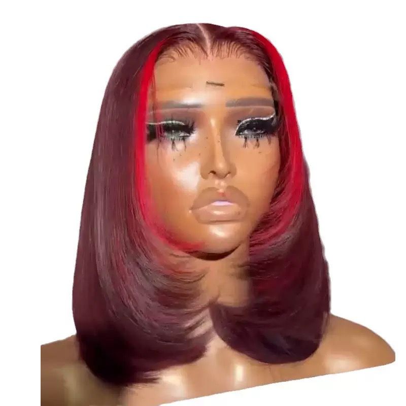 Peekaboo Burgundy Bob