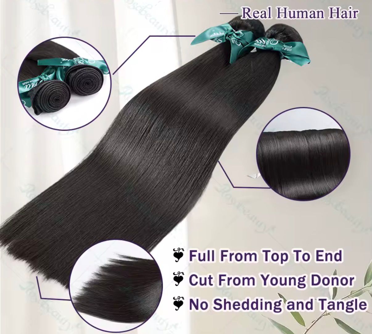 Virgin Black Straight Bundles